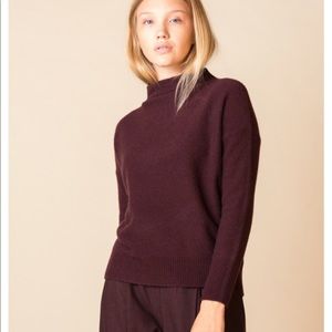 Vince cashmere funnel neck sweater